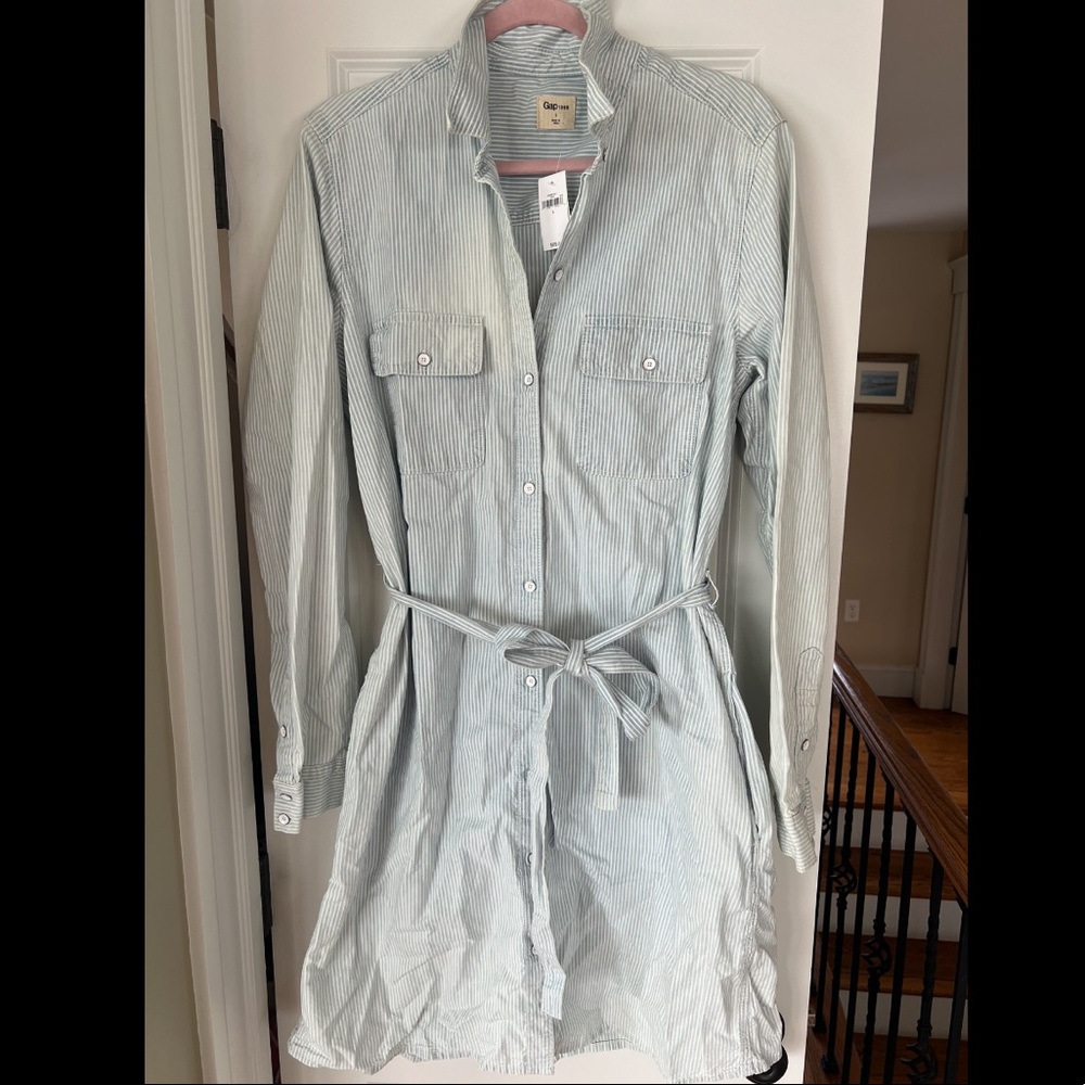 Gap denim trench coat